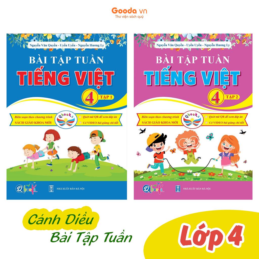 Combo Bài Tập Tuần Tiếng Việt Lớp 4 - 2 Kỳ - Cánh Diều - Bản Quyền