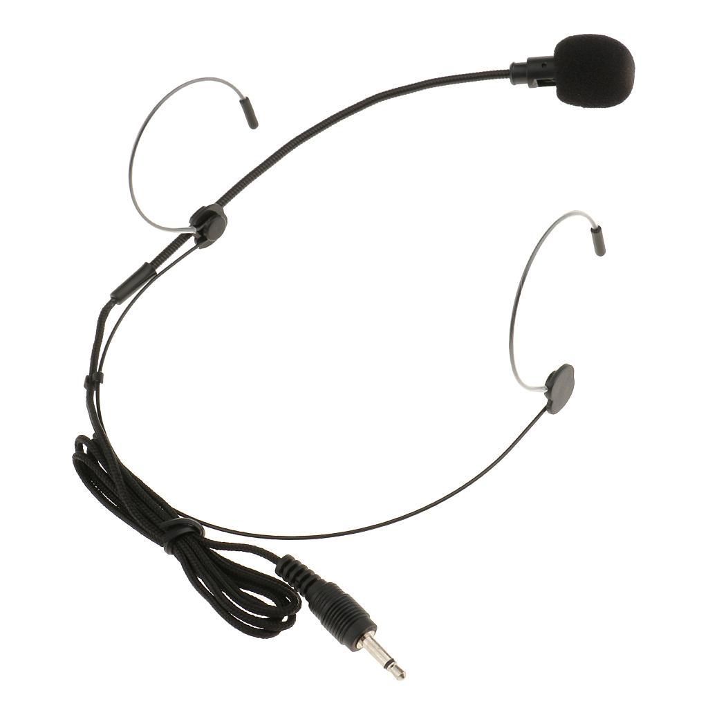 17X Mono Double Ear Hook Vacuum Tube Megaphones Microphone 3.5mm Straight Angle