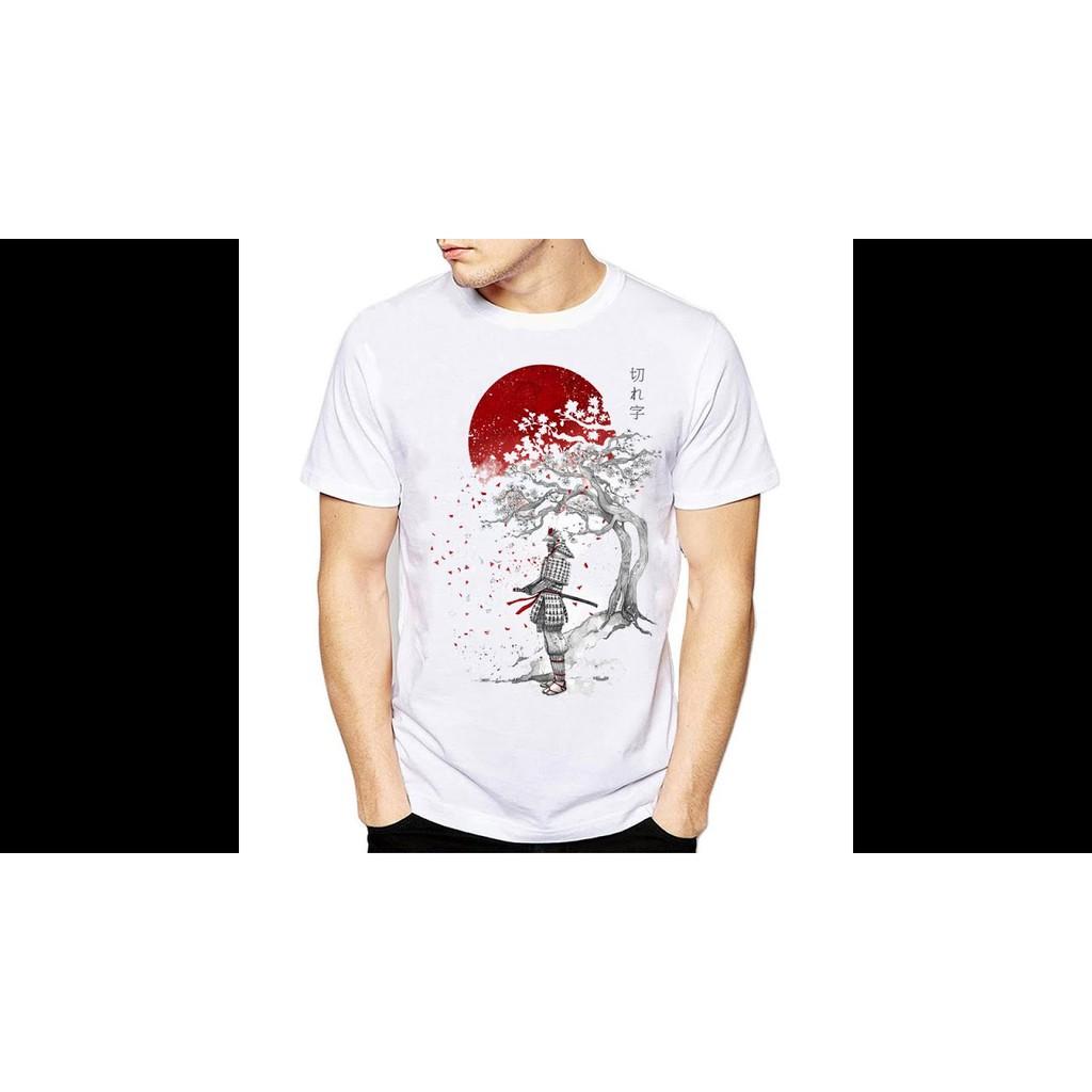 Áo phông SAMURAI Unisex hoa rơi độc lạ