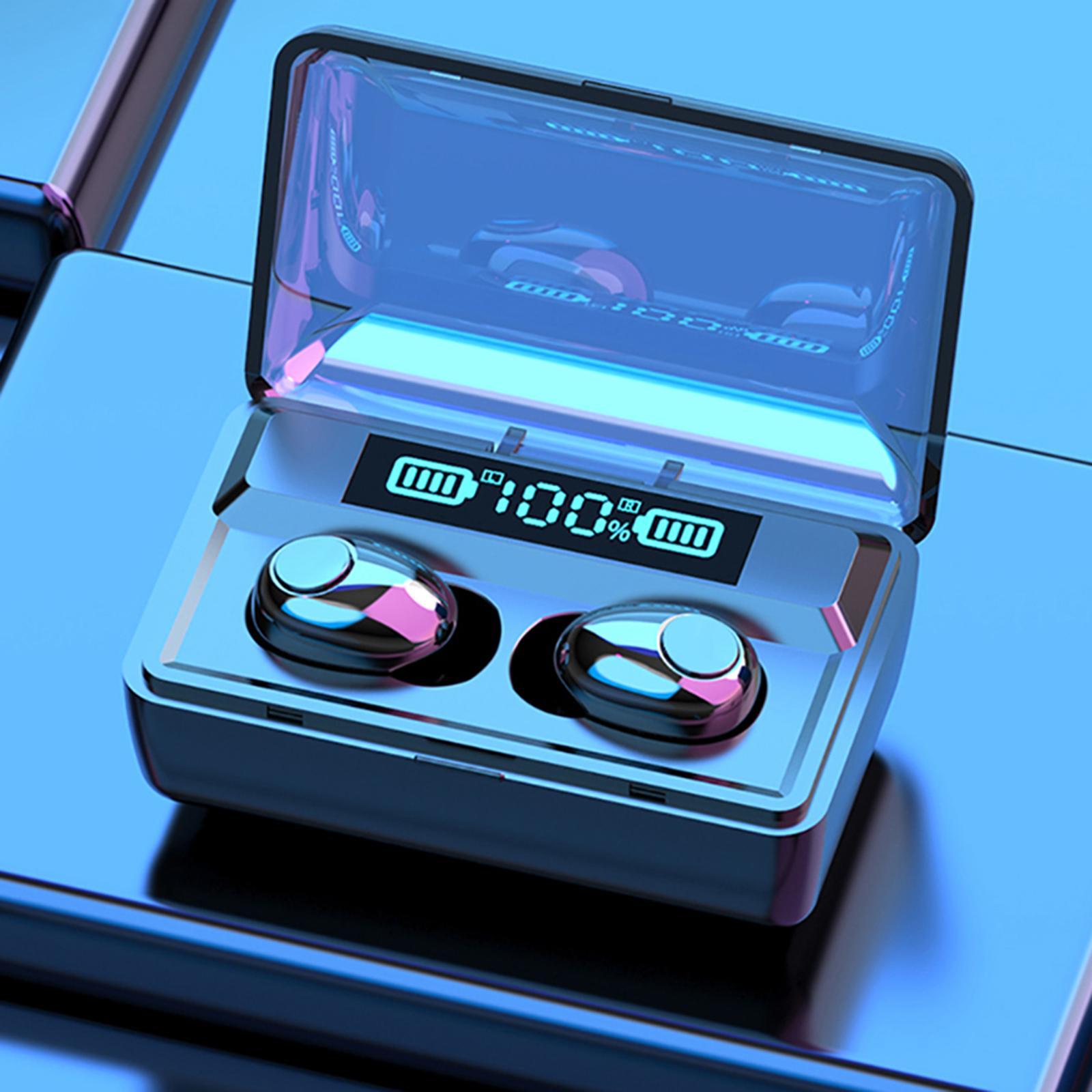 Sports In-Ear Stereo Bluetooth 5.0 Earphone Earbuds Headphone Black