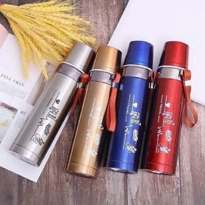 1 Bình Nước Giữ Nhiệt Inox 800 Ml - Miễn Phí Vận Chuyển