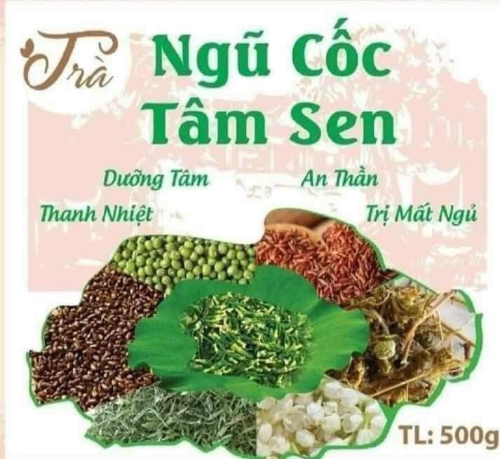 Trà ngũ cốc tâm sen hộp 500gr