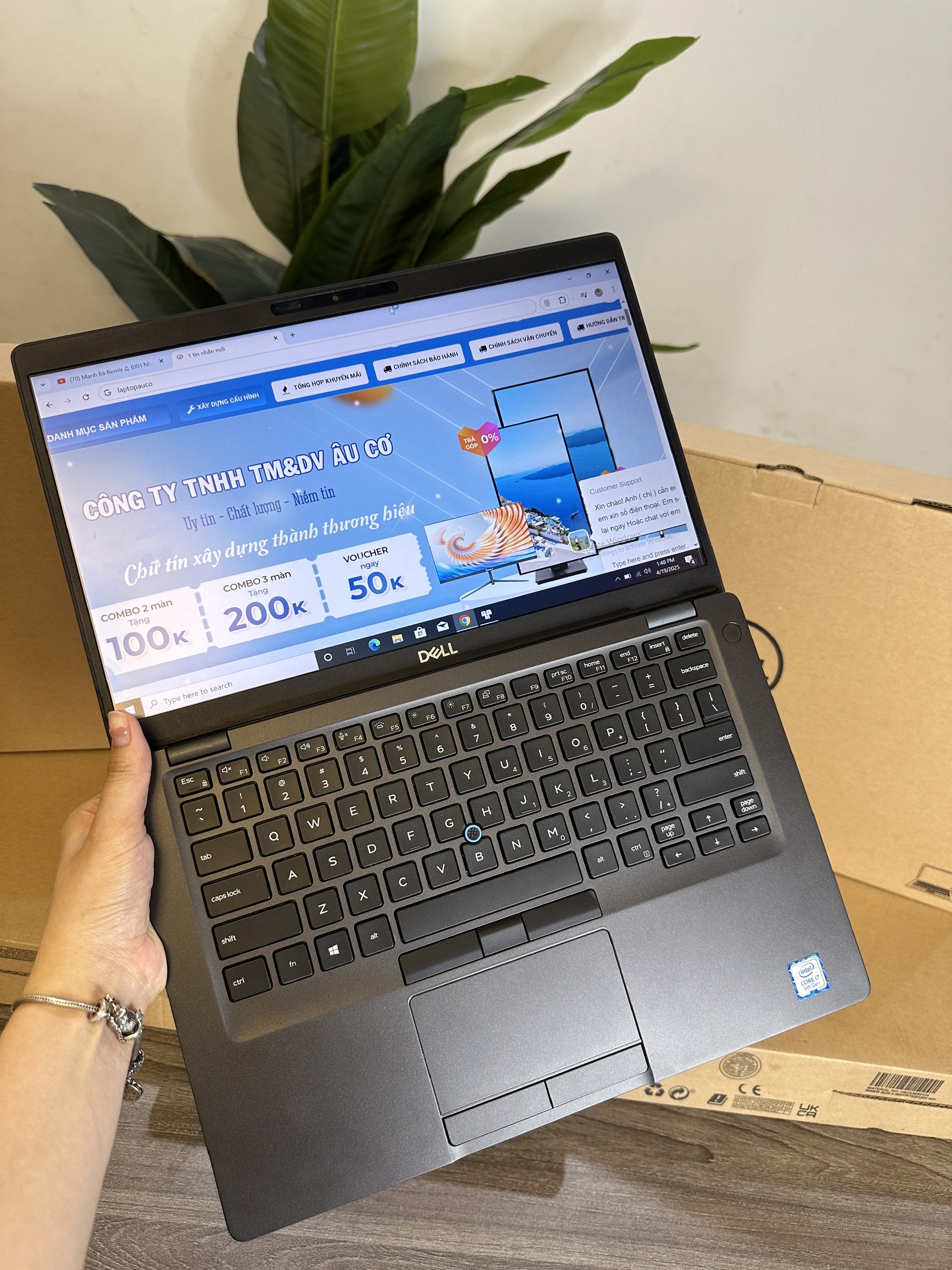 Dell Latitude 5400, Core i5 8365U, RAM8GB, SSD 256GB Nvme - Hàng Chính Hãng