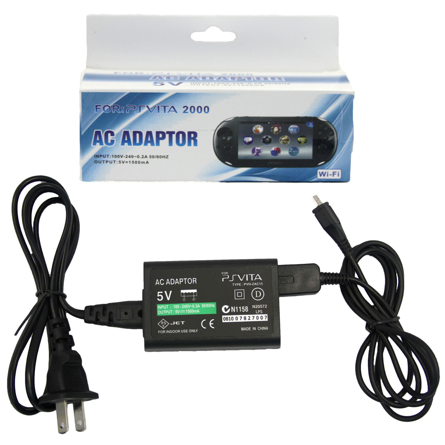 Bộ sạc cho PSVita 2000 5v-1.5a