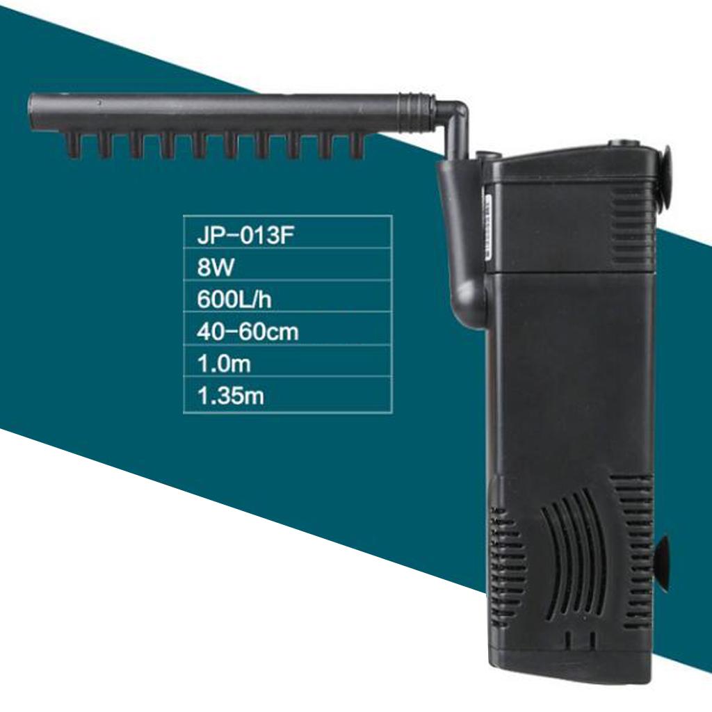 Internal Fish Tank Aquarium Filter Submersible With Spray Bar Included