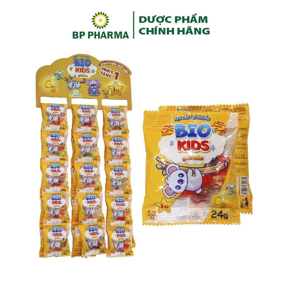 Kẹo Dẻo Lợi Khuẩn BIO KIDS Giúp Trẻ Ăn Ngon, Tiêu Hóa Tốt - Combo 10 Gói x 24g Tiện Lợi