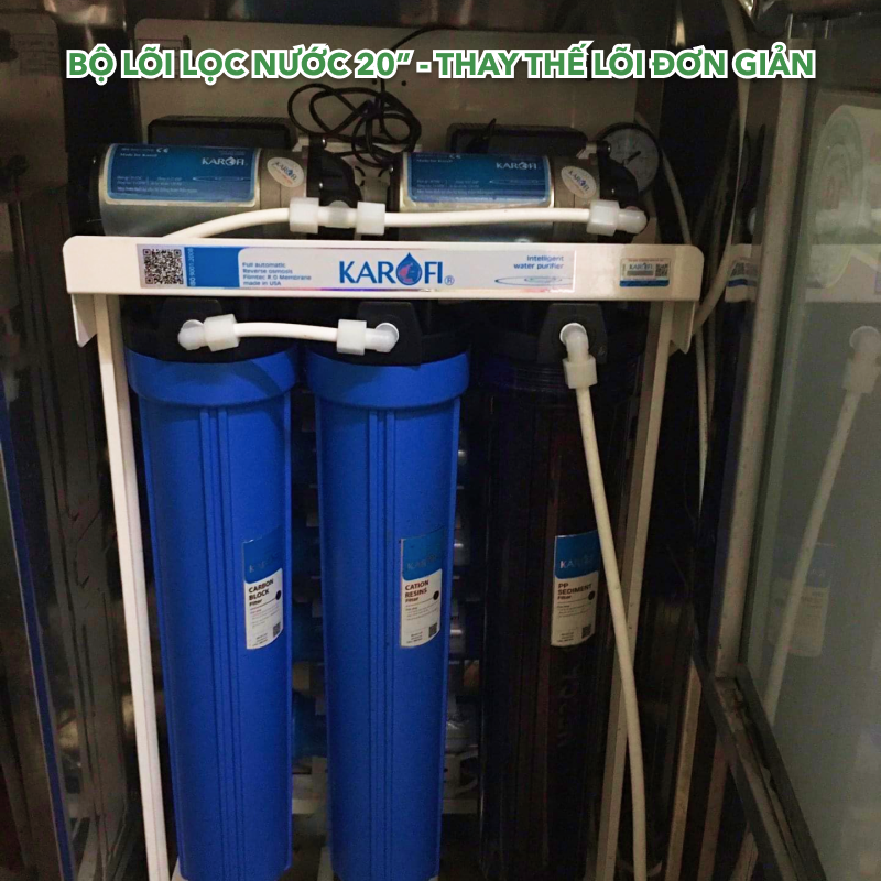Lõi Lọc Nước 20 inch Số 2 CATION, Lọc Thô, Chuyên xử lý nước cứng, đầu nguồn - Hàng Chất Lượng