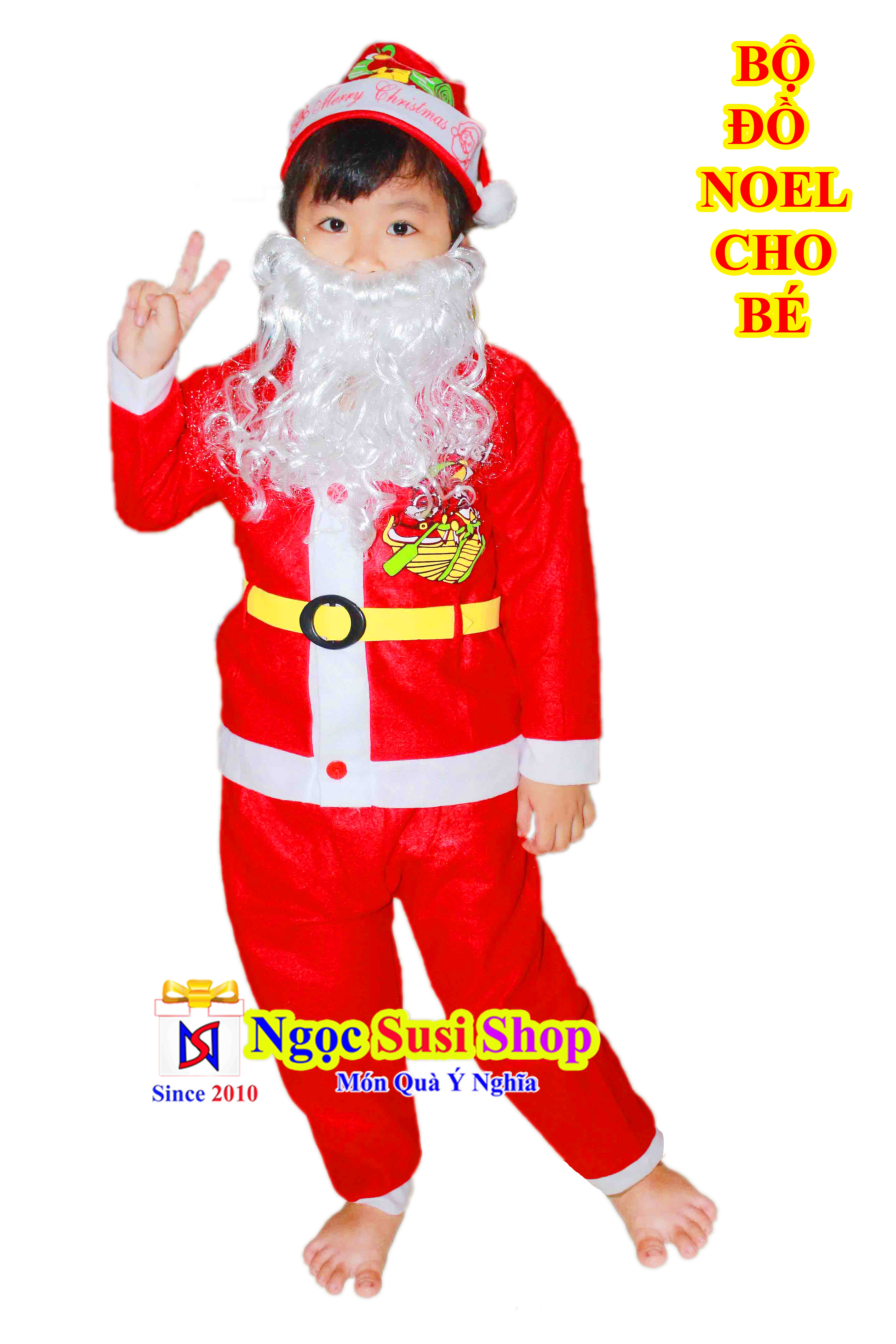 NÓN NOEL CHO BÉ YÊU - VẢI NỈ