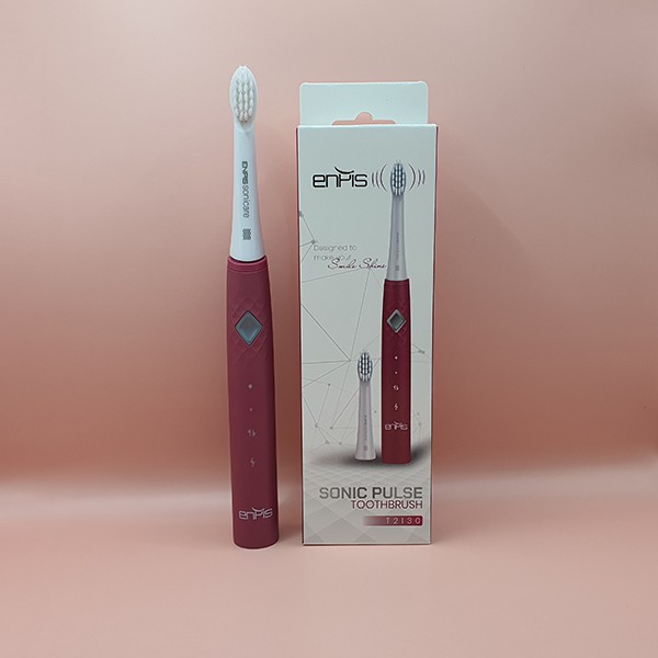 Bàn Chải Đánh Răng Điện Người Lớn Thông Minh Enpis T2130, Công Nghệ Sóng Âm Sonic, Kháng Nước IPX7, Lông Bàn Chải DuPont Mềm Mại, Giúp Răng Luôn Sạch Và Bóng, Tích Hợp 3 Chế Độ, Dễ Dàng Sử Dụng – Hàng Chính Hãng