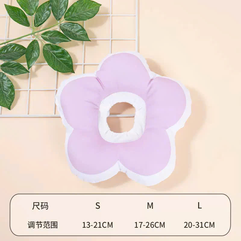 VÒNG CỔ THÚ CƯNG VÒNG CỔ LOA CHỐNG LIẾM CHO THỎ CHÓ MÈO BÔNG HOA DỄ THƯƠNG TỪ 0.5-5.5KG MÃ 10 CHO CHÓ MÈO THỎ