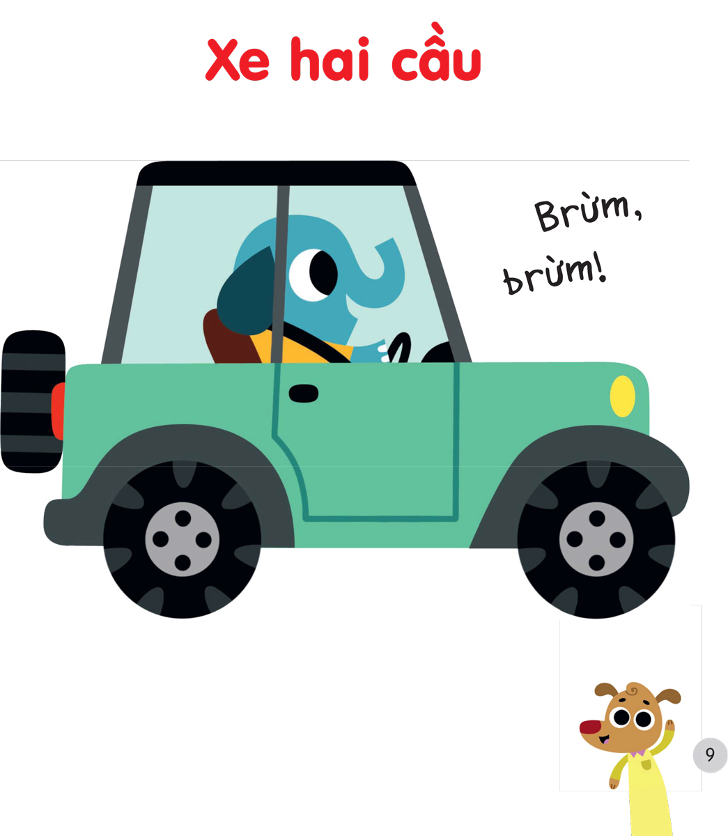 200 Từ Vựng Mẹ Cùng Con Học Nói - Các Phương Tiện Giao Thông Ngộ Nghĩnh _DTI
