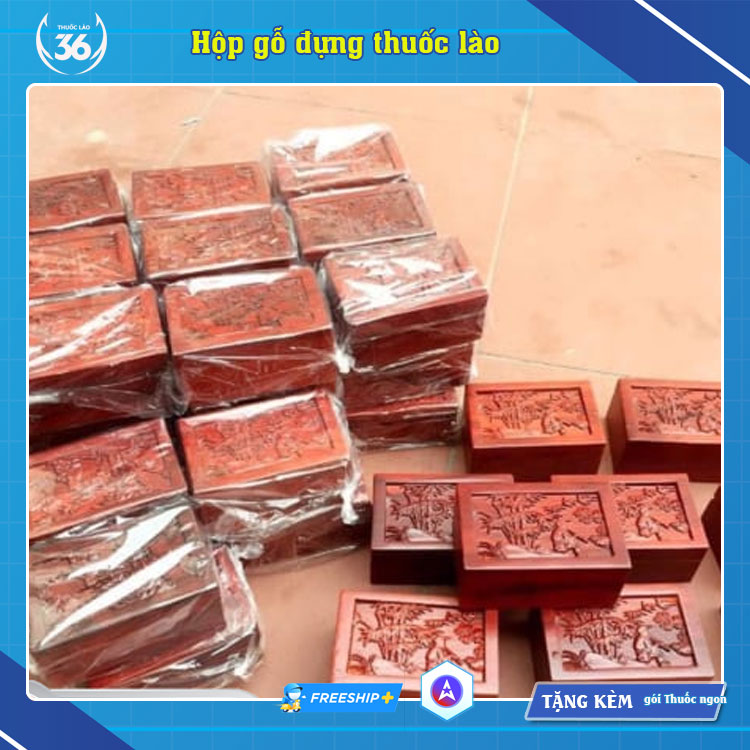 Hộp Gỗ Đựng Thuốc Lào