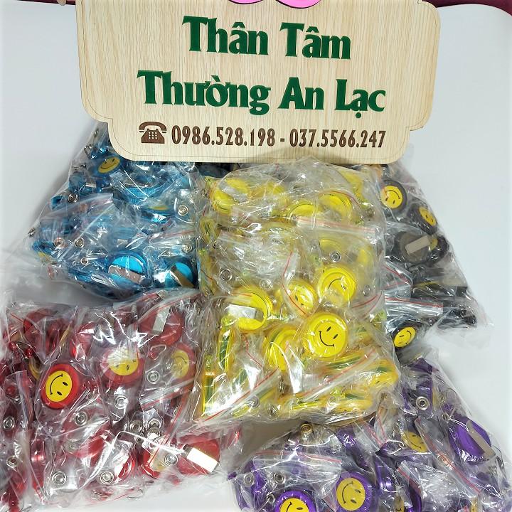 Bịch 50 chiếc dây đeo thẻ co rút thông minh in hình mặt cười Yoyo co rút