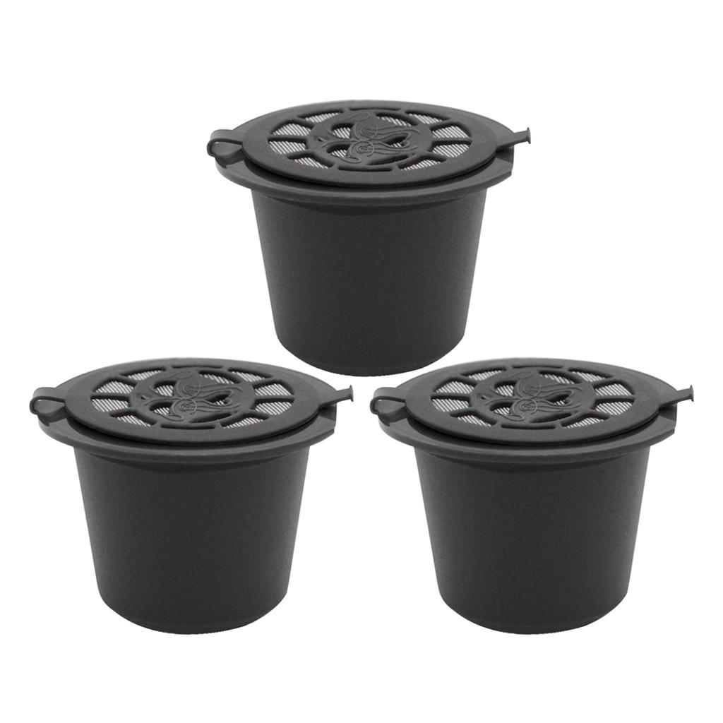 6 Pieces Refillable BPA-Free Coffee Capsule Filter for  Machine