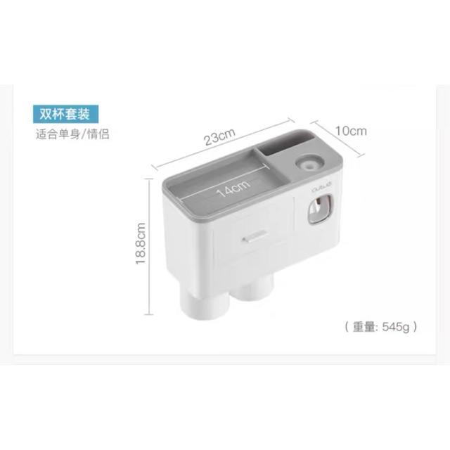 Kệ treo đồ nhà tắm- Bộ nhả kem đánh răng cao cấp Oenon cho mọi gia đình