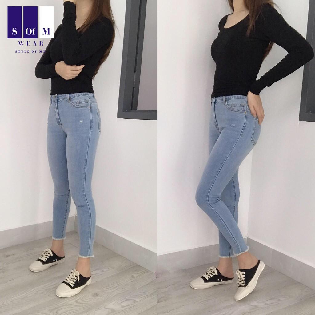 Quần jeans nữ 9 tấc