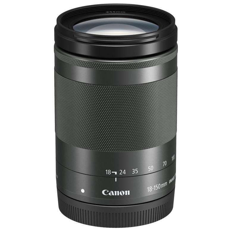 Ống kính Canon EF-M18-150mm f/3.5-6.3 IS STM Bạc/Đen - Hàng Chính Hãng