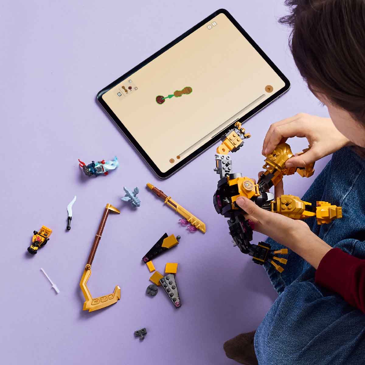 Đồ Chơi Lắp Ráp Chiến Giáp Spinjitzu Của Arin LEGO NINJAGO 71839 (213 chi tiết)