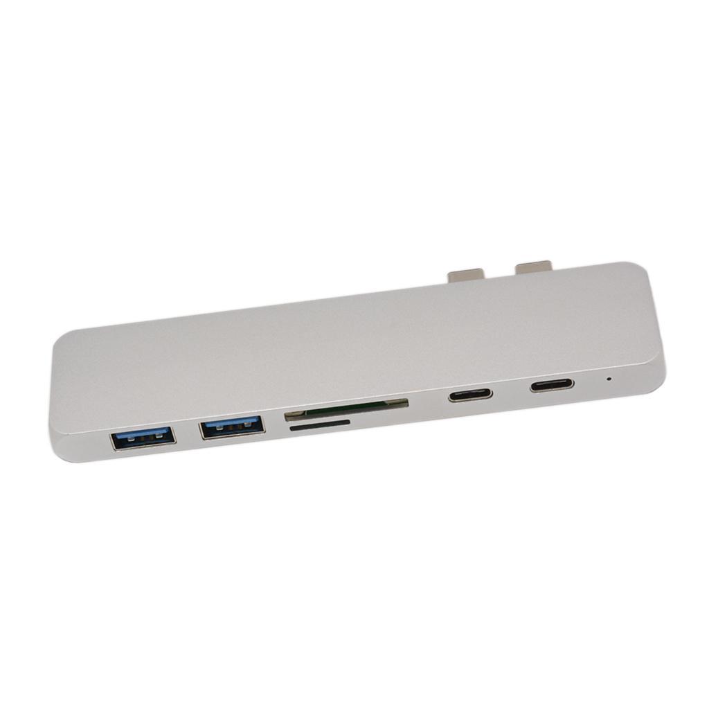 7 In 1 USB Type C Hub 4K HDMI & 2 USB C & SD/TF Card Reader & 2 USB 3.0