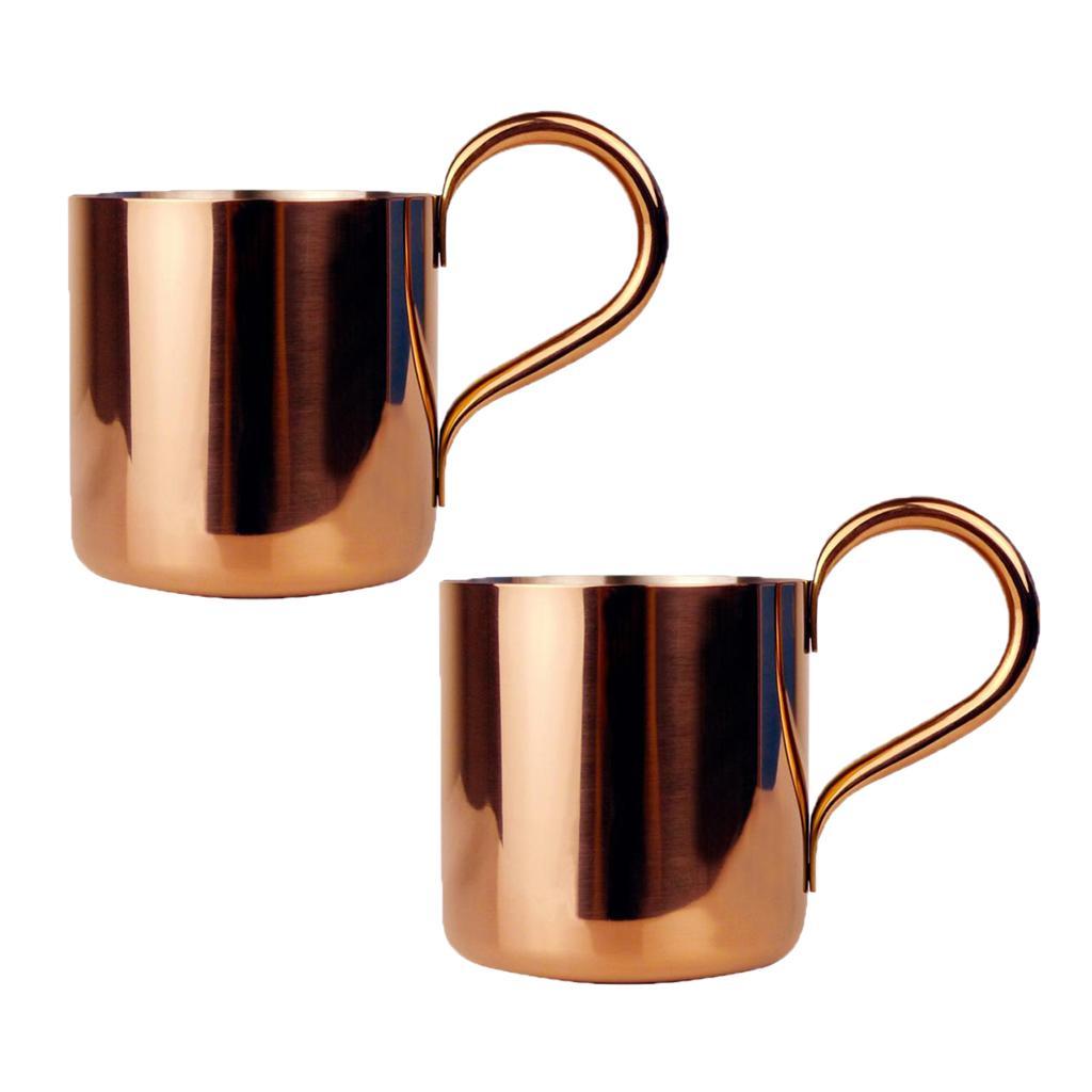 2x Moscow Mule Mugs 17 Ounce Cocktail Wine Chilled Beer Serving Cups Barware