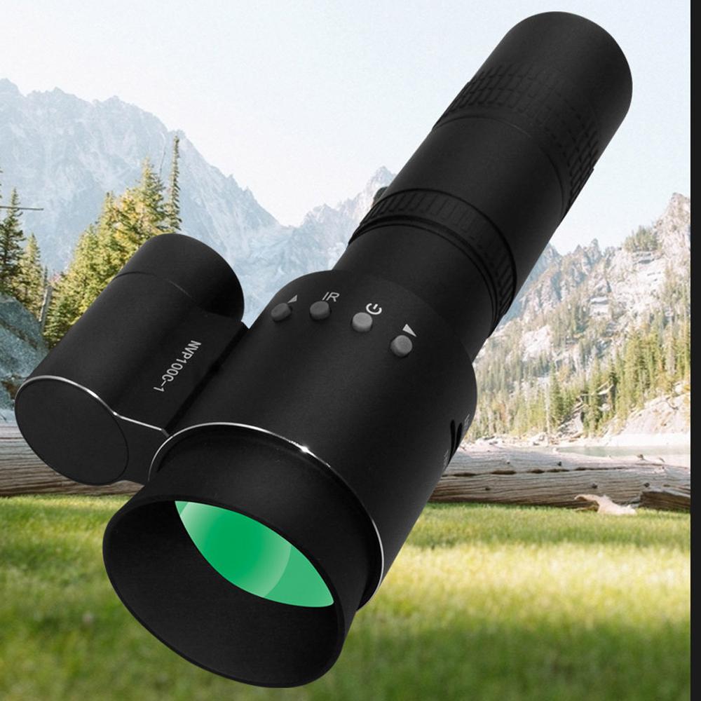 Portable Monocular Crossing Cursor Night-Visions Sight Device Day Night Use 1.54inch Display 350M Effective Viewing Distance Photo Taking Video Recording Infrared Digital Vedio Camera