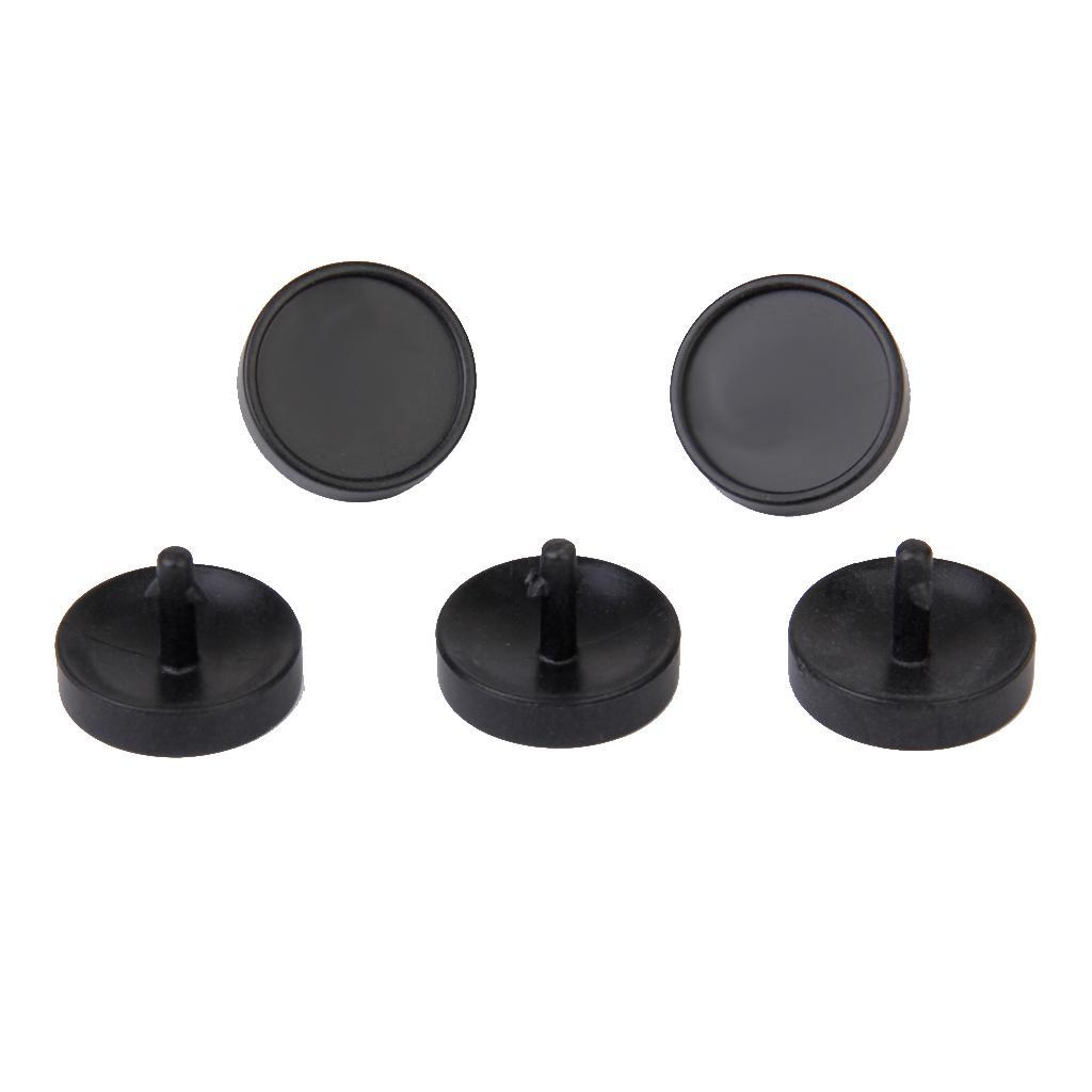 5pcs Golf Ball Markers Golfer Training Aid Xmas Gift Black