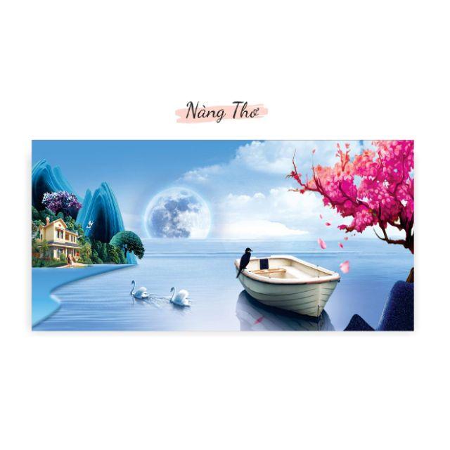 Decal dán hồ cá 3D