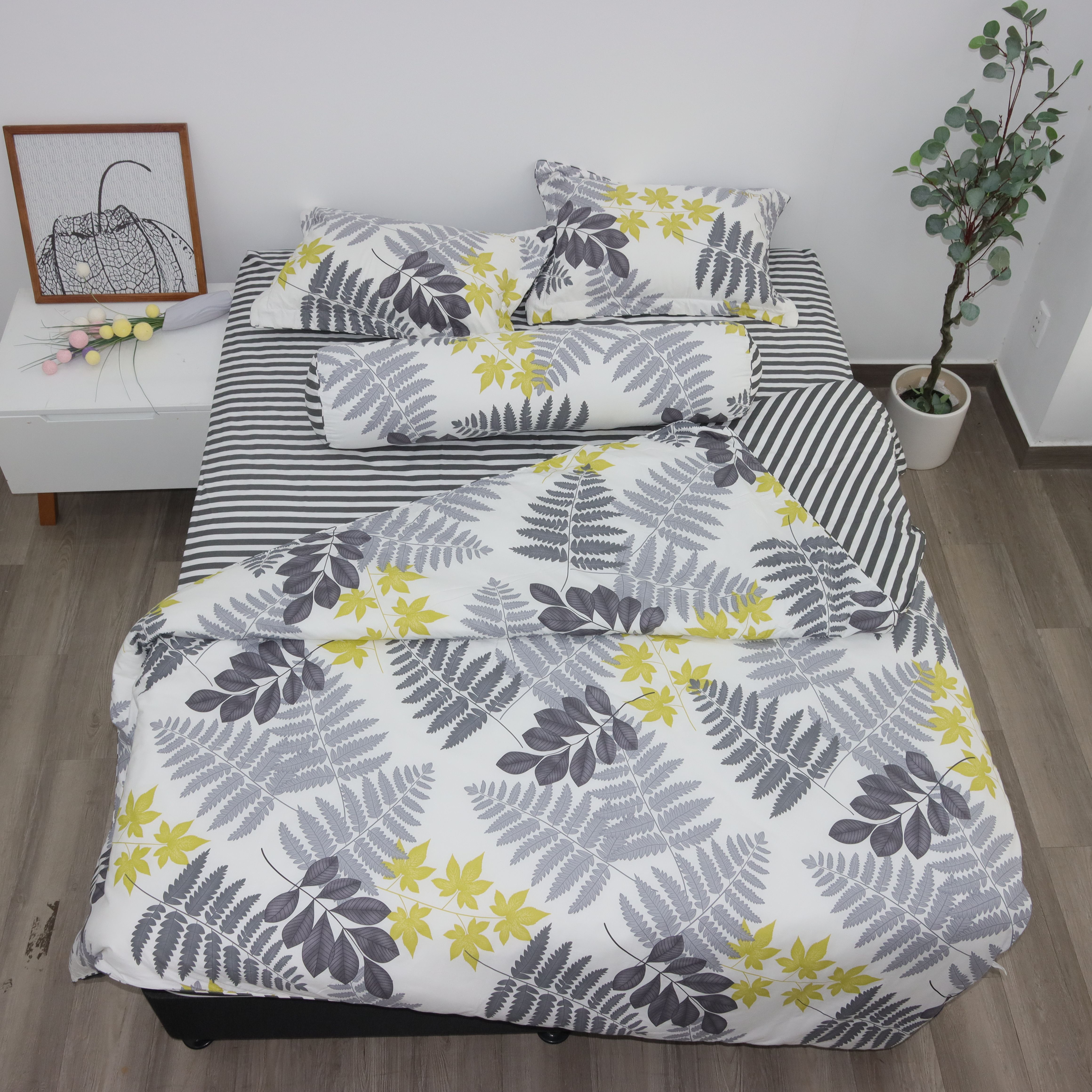 Bộ ga giường K-Bedding KCP chất liệu Cotton