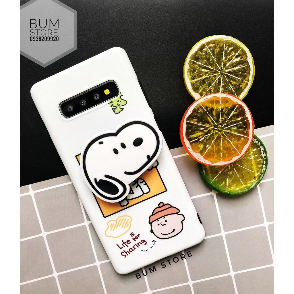 Ốp Lưng Dẻo SNOOPY Cho Dòng Samsung Galaxy Note 10 plus / Note 10 / S10 plus / S10 / Note 9 / Note 8 / S9 Plus