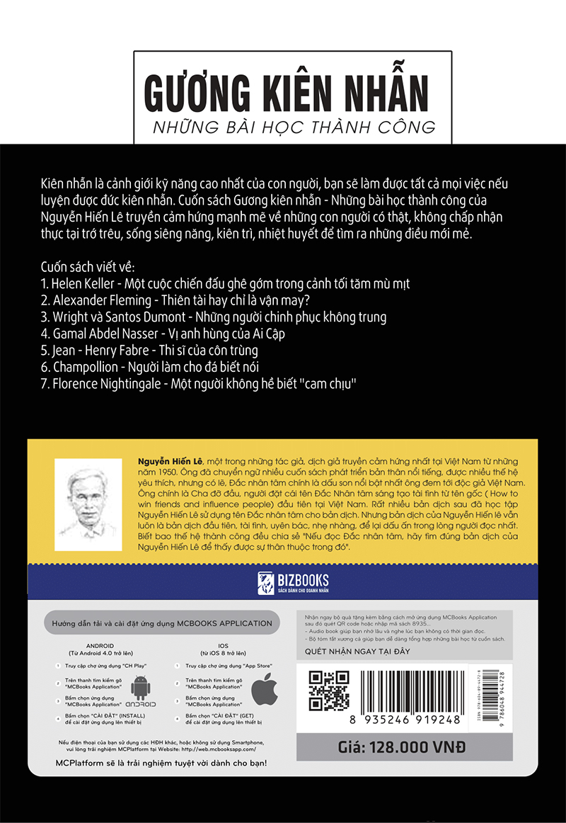 Gương Kiên Nhẫn - Những Bài Học Thành Công tặng kèm bookmark