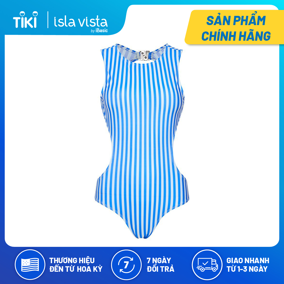 Đồ bơi nữ một mảnh Monokini khoét eo hai bên Isla Vista IVWM019