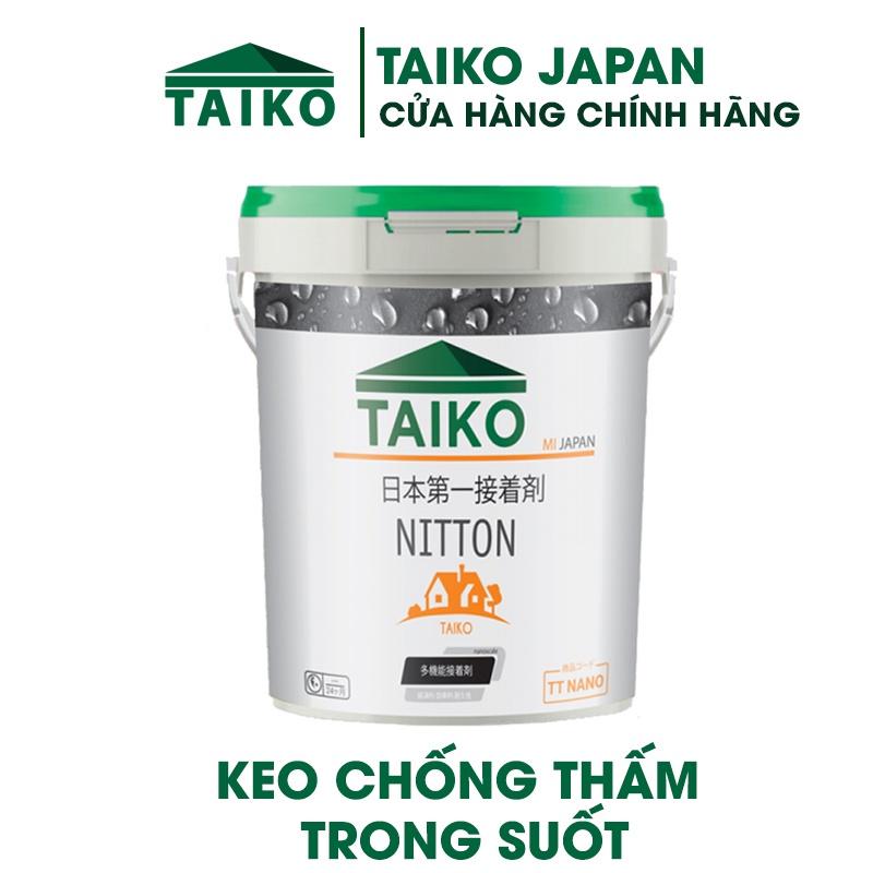 [Chính Hãng]Keo Chống Thấm TAIKO Trong Suốt Silicon 10 Kg -Chống Thấm Gạch Lát Nền,Trần, Tường, Cửa Sổ, Vết Nứt Mái Nhà Triệt Để - Keo sau 72h mới khô hoàn toàn