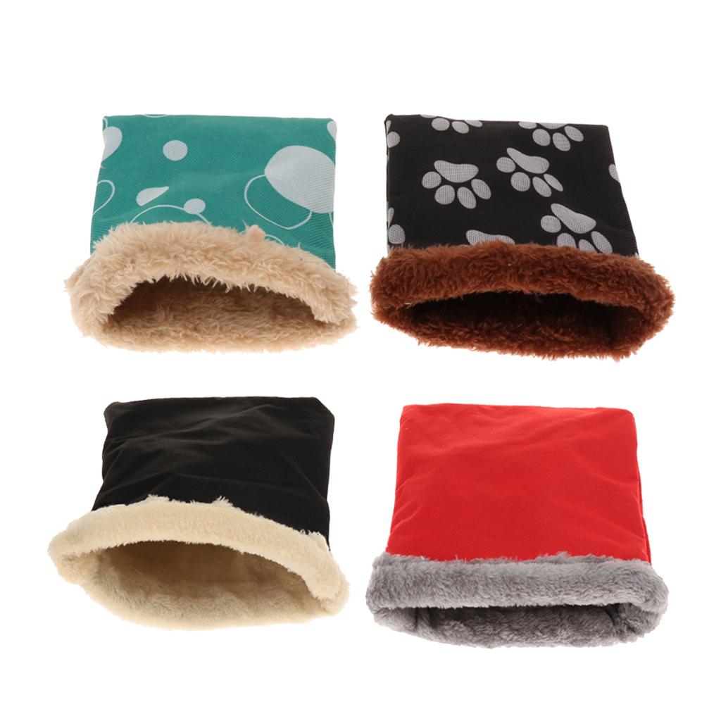 2Pcs Hamster Sleeping Bed House Small Animals Nest Sleeping Bags Bed S