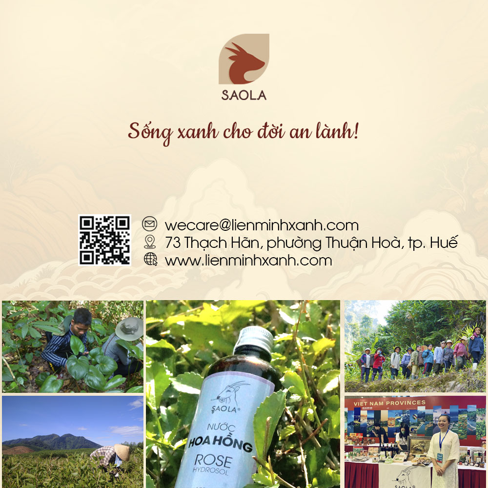 Nước hoa hồng thương hiệu Sao la (100ml): Dưỡng ẩm, làm se  khít lỗ chân lông, làm mịn và ngăn ngừa lão hóa da, làm sạch da, 100% thuần chay, từ tự nhiên, an toàn, lành tính - Hàng Chính Hãng