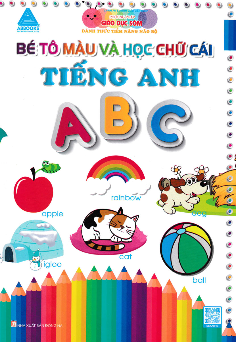 Bé Tô Màu Và Học Chữ Cái Tiếng Anh - ABB