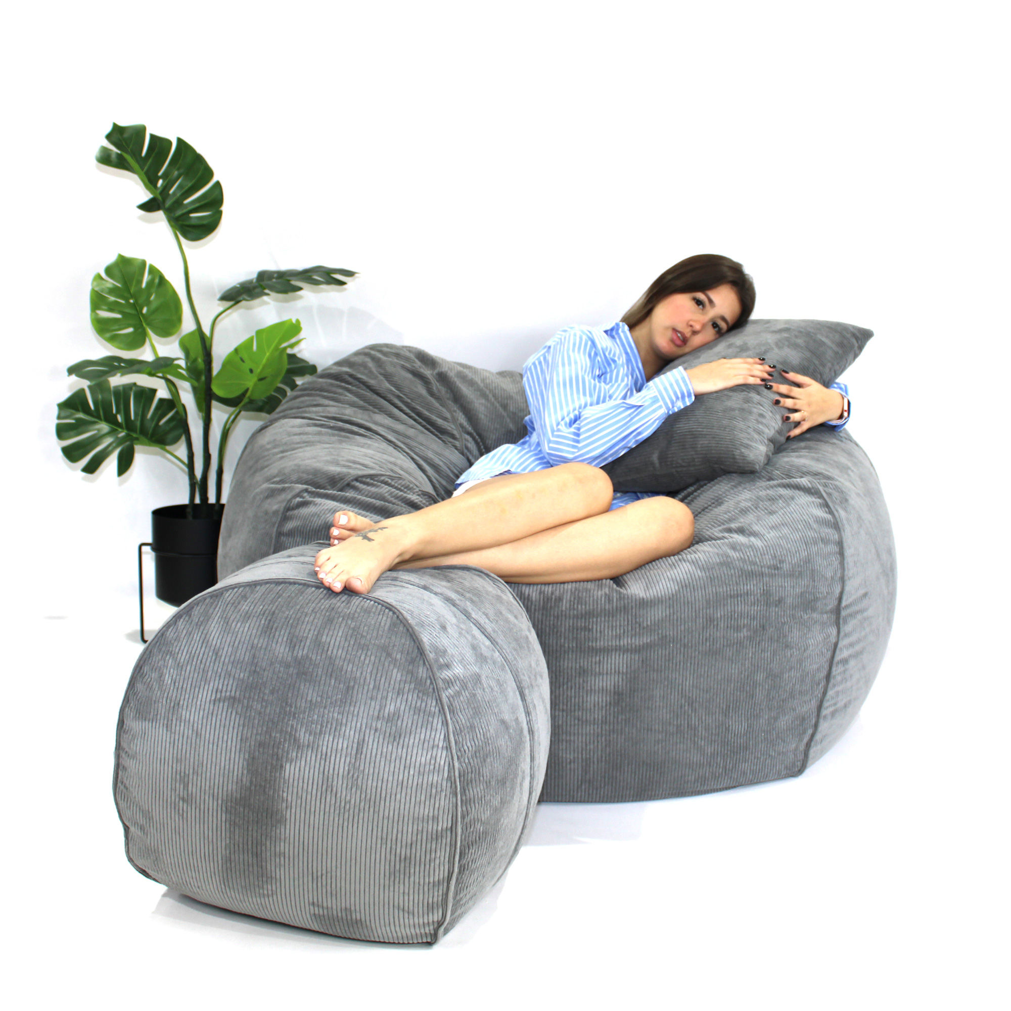 Bộ Ghế Lười Lazysac - The Beanbag House - Siêu Êm Ái - Tựa Như Mây - Không Lo Bị Xẹp