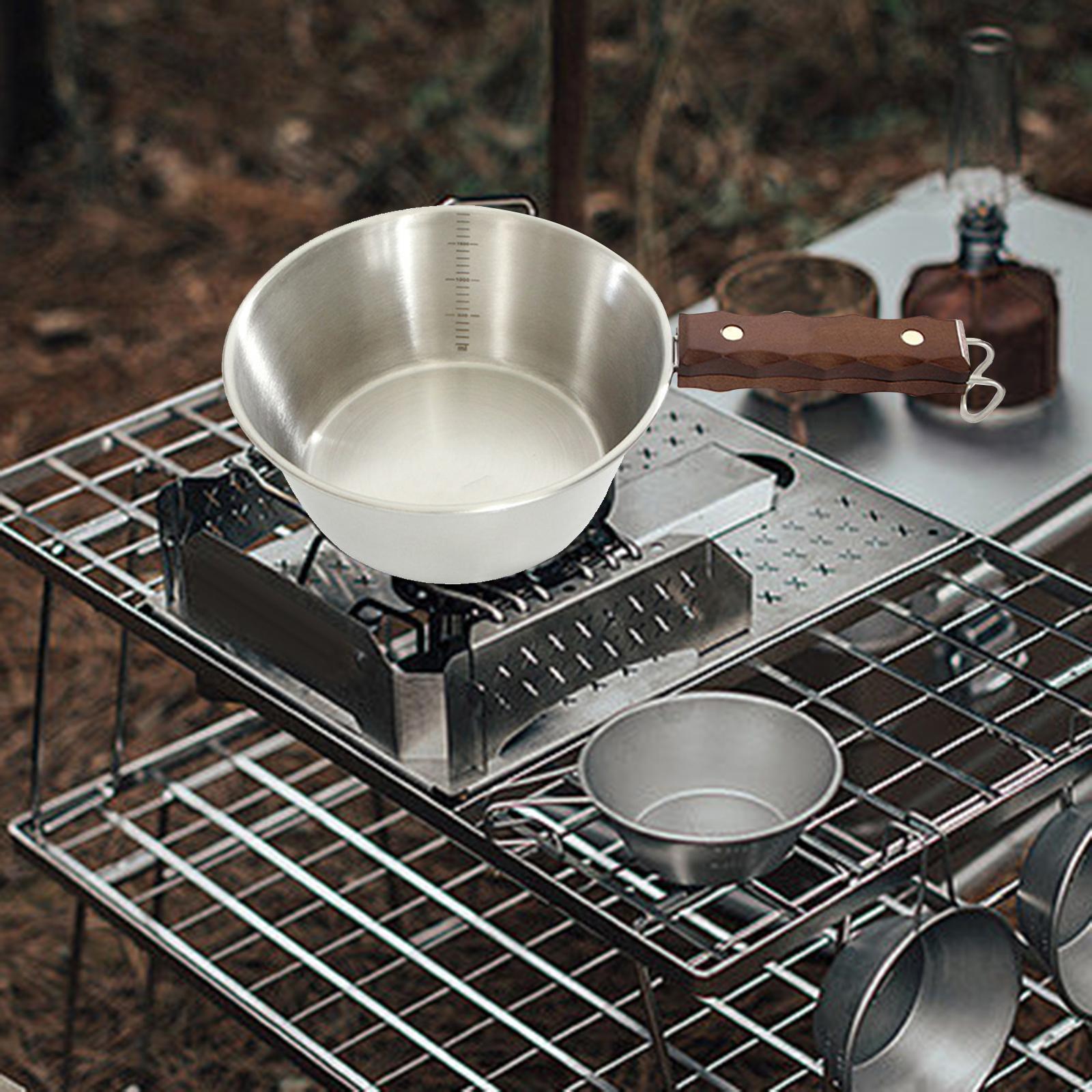 Camping Bowl Food Bowl Cookware Outdoor Bowl Cup for Cookout Hiking Barbecue