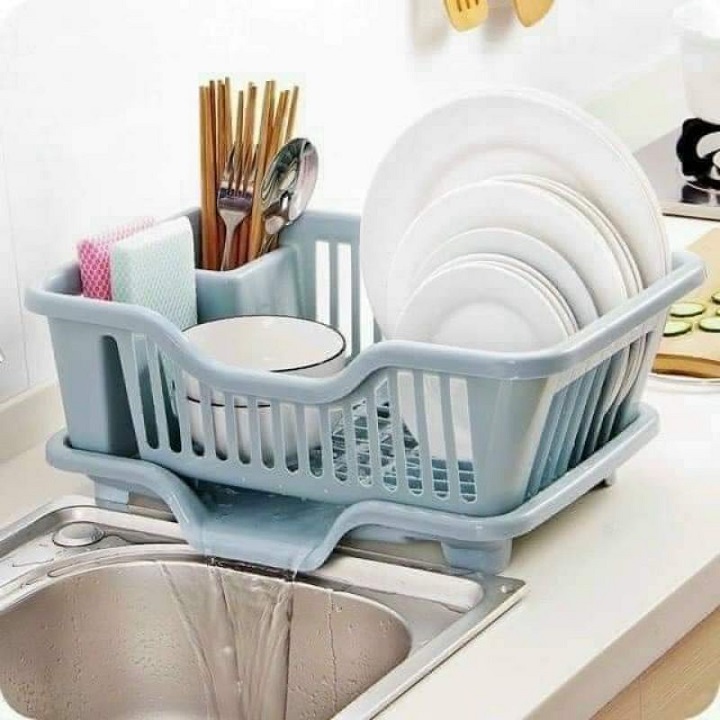Khay Nhựa Úp Chén Bát Ráo Nước Tiện Lợi