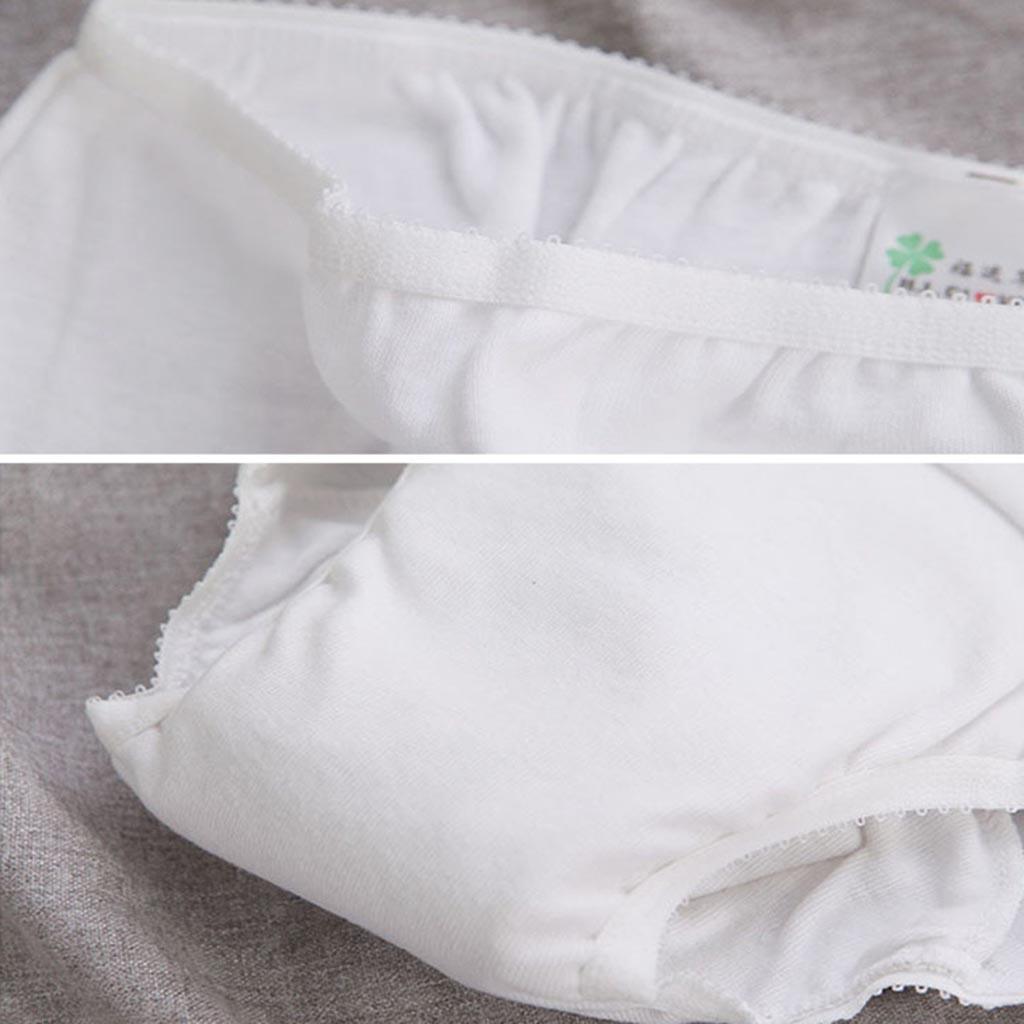 4 Pcs Washable Absorbency Incontinence Aid Cotton Underwear Briefs Women XL