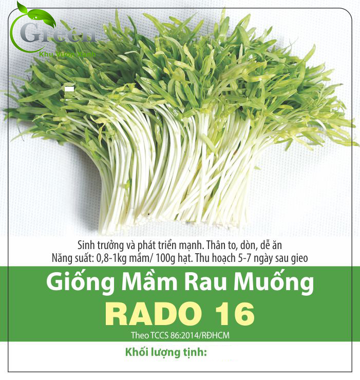 Hạt Giống Mầm Rau Muống