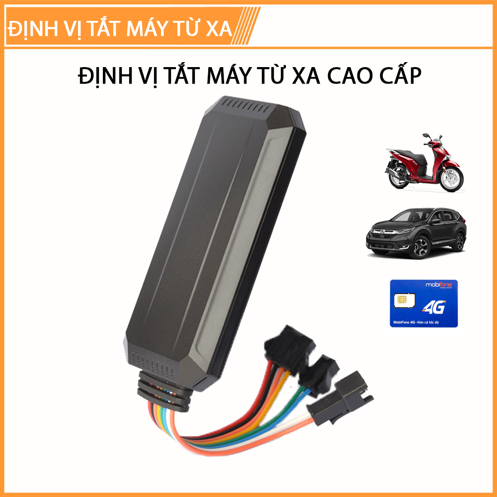 Thiết Bị Định Vị Tắt Máy Từ Xa Cao Cấp Chống Trộm Xe Máy VN09S, Hàng Chính Hãng