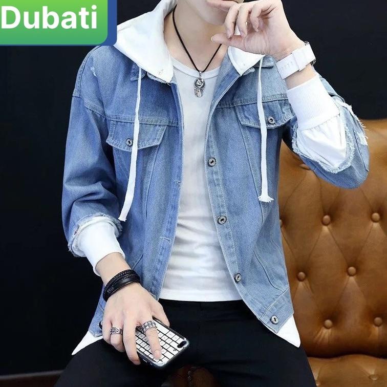 ÁO KHOÁC JEAN NAM NỮ UNISEX CHẤT BÒ PHỐI NÓN NỈ PHONG CÁCH HÀN QUỐC - DUBAI FASHION