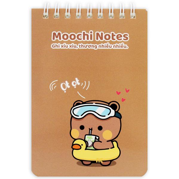 Sổ Lò Xo Moochi Notes B7 - Kẻ Ngang - 120 Trang 80gsm - The Sun 05