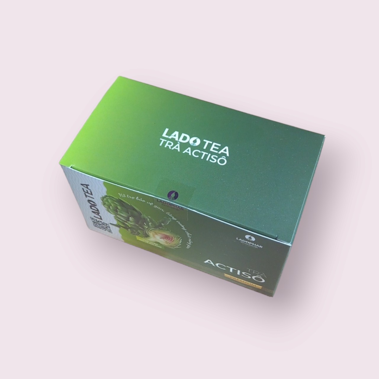 Trà Atiso Premium Ladophar Hộp 20 túi lọc Hỗ trợ mát gan, tăng tiết mật, lợi tiểu tặng 1 túi trà