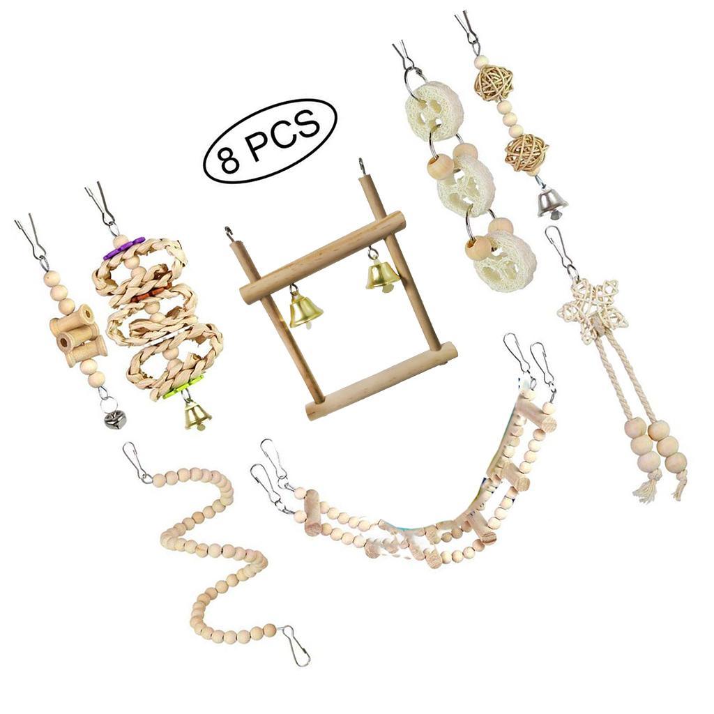 Parrot toy supplies bird ladder ladder nibble climbing toy