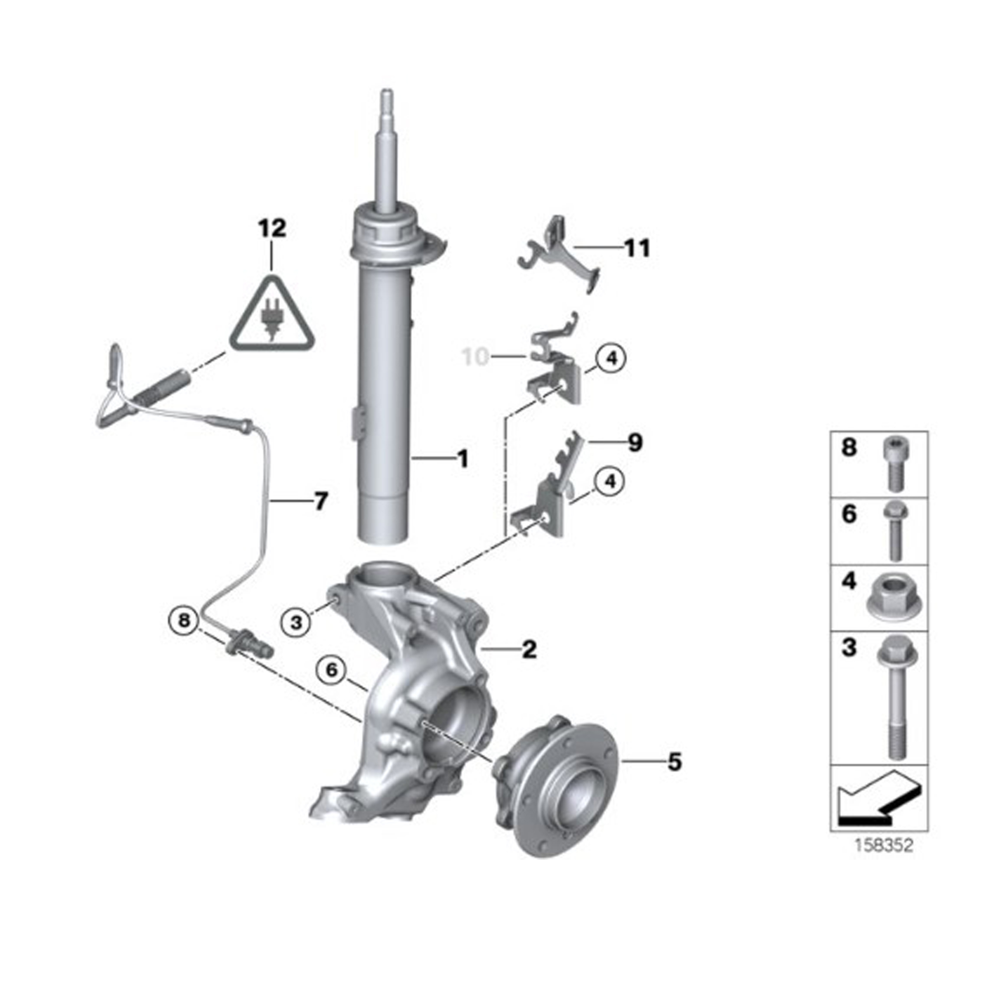 Giảm xóc trước trái BMW 3-Series , 1-Series . Hàng cao cấp Special Active hãng KONI xuất xứ từ Hà Lan, 87451014L, 31316786005, 31316786015, 31316768215