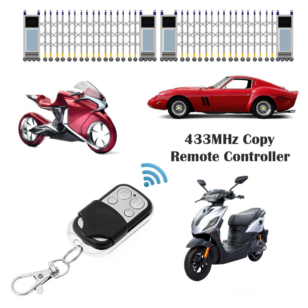 2 Cái/3 Điều Khiển Từ Xa 433Mhz 4CH Chìa Khóa Xe Ô Tô Cửa Nhà Để Xe Dụng Cụ Mở Cổng Điều Khiển Từ Xa Duplicator Điều Khiển Cổng Điện Tử Duplicator