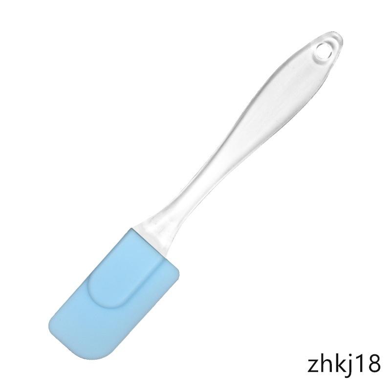 Muỗng Trộn Kem/ Bơ Bằng Silicone Thiết Kế Tay Cầm Pha Lê Tiện Dụng Cho Nhà Bếp