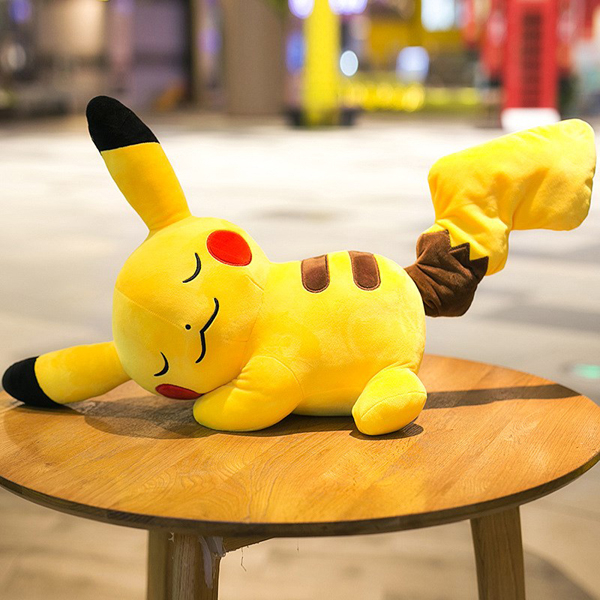 Gấu Bông Pikachu Ngủ Say (25 Cm) Gb118 (Tặng 1 Đèn Led 8 Bóng Siêu Sáng Cắm Cổng Usb)