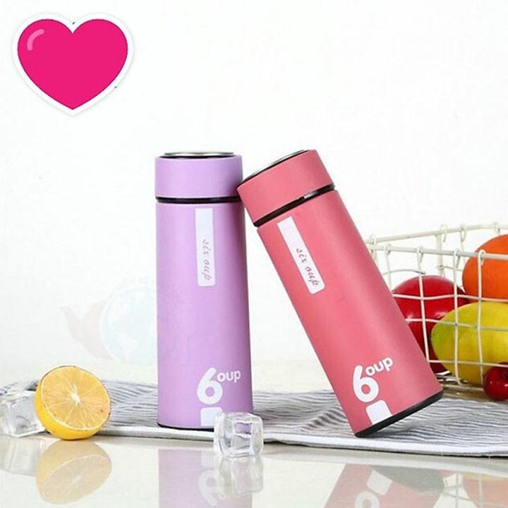 Bình Đựng Nước Giữ Nhiệt Lõi Thủy Tinh Chống Nóng 6 Oup Nhiều Màu Siêu Bền Đẹp
